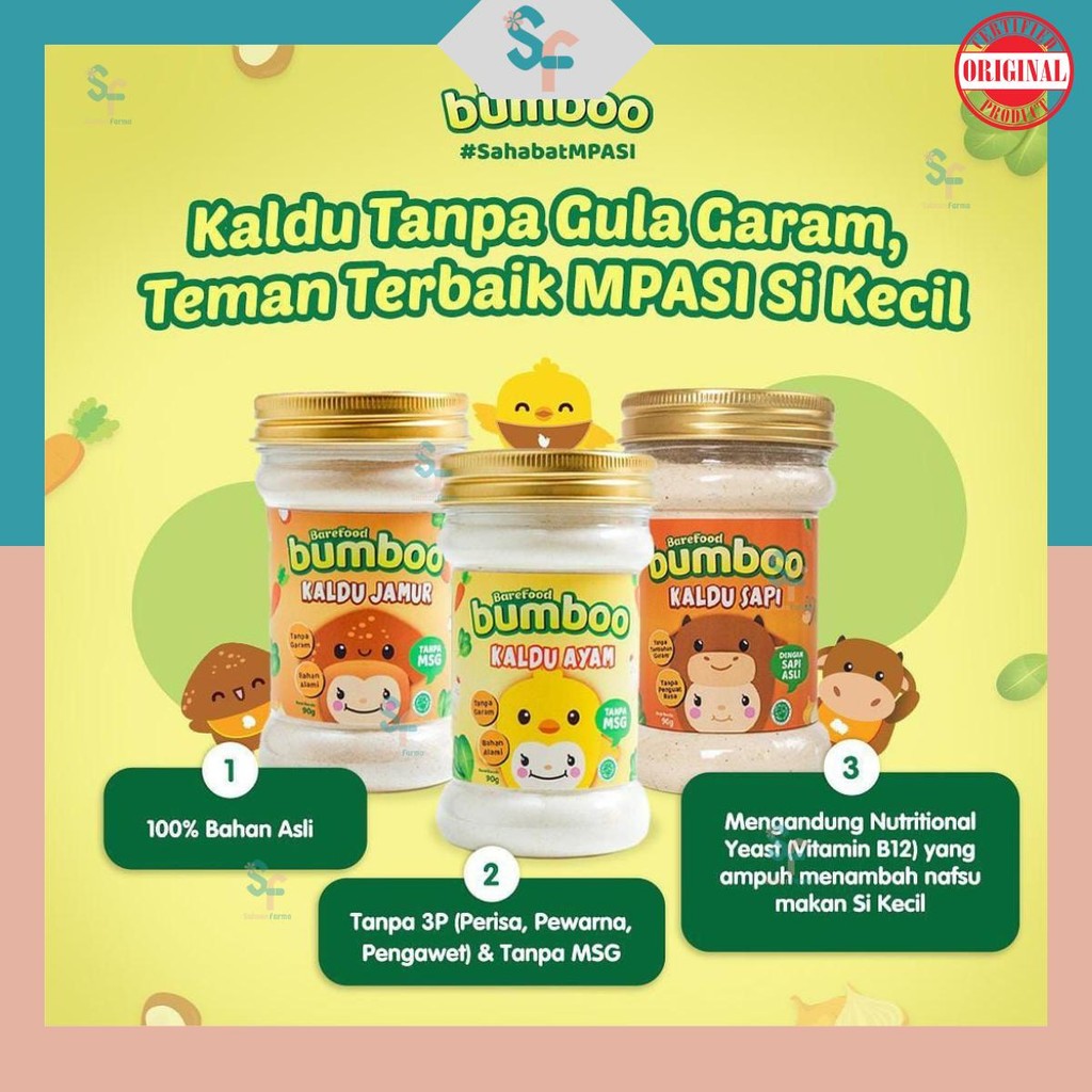 

BUMBOO Kaldu Asli Untuk Anak MPASI No MSG Tanpa Gula & Garam