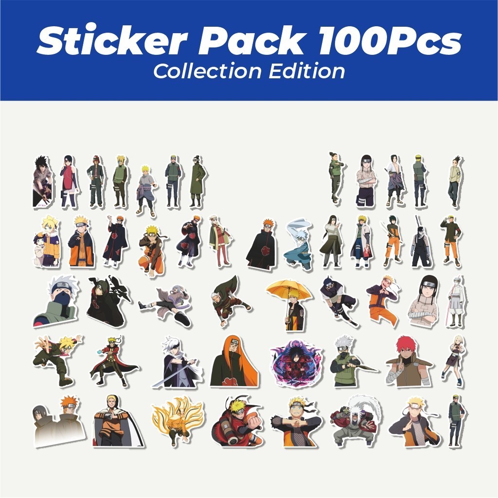

Hot Stiker Anime Naruto Stiker Lucu Anti Air Stikers Berperekat Waterproof Sticker Decal Buat Motor Helm Buku Journal Koper Casing HP Laptop Botol Minum