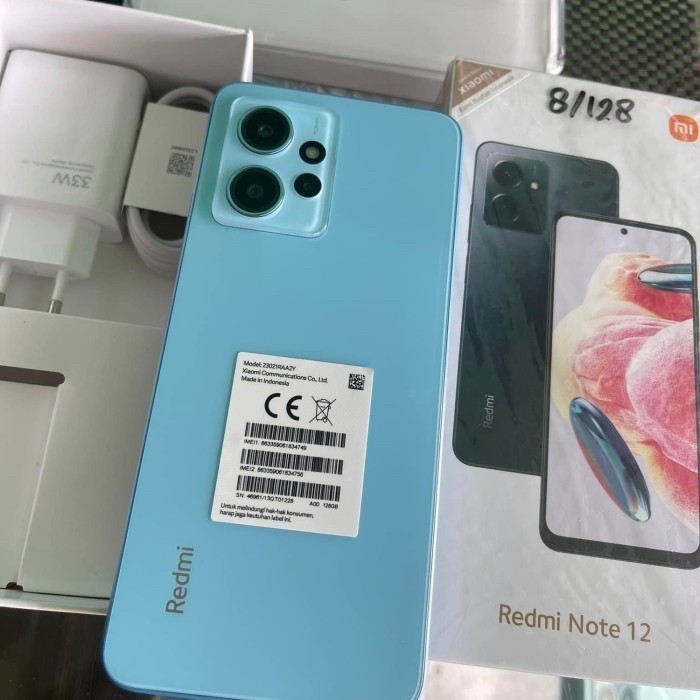 Xiaomi Redmi Note 12 Ram 4/128GB | Ram 6/128GB | Ram 8/128GB Second Resmi Grade A