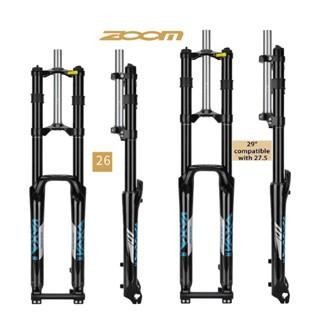 Fork DH 26 27.5 29 ZOOM DOWNHILL  neo 680 TA Travel 180mm garpu sepeda Double Crown 27,5 DOW NHILL a