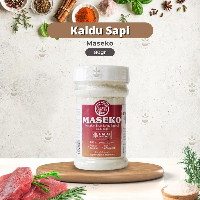 

Best Promo~[Bisa COD] Maseko Kaldu MPASI Non MSG 100gr BOTOL - Bumbu Organik Penyedap Rasa - Sapi Botol
