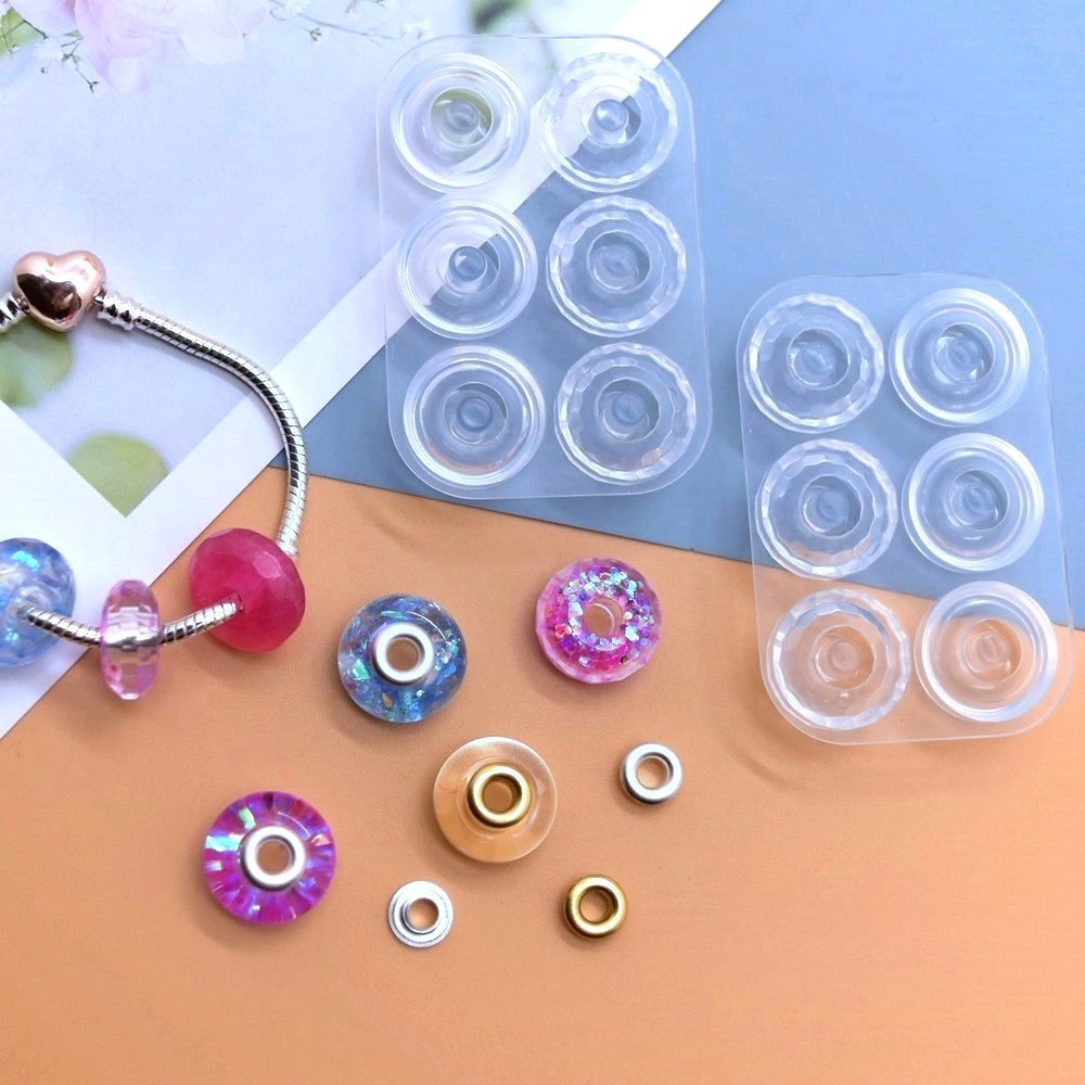 

SNASAN 15mm 16mm Beads With 5mm Hole Silicone Mold For Jewelry Making Epoxy Resin Silicone Mould DIY Handmade Bracelet Bead