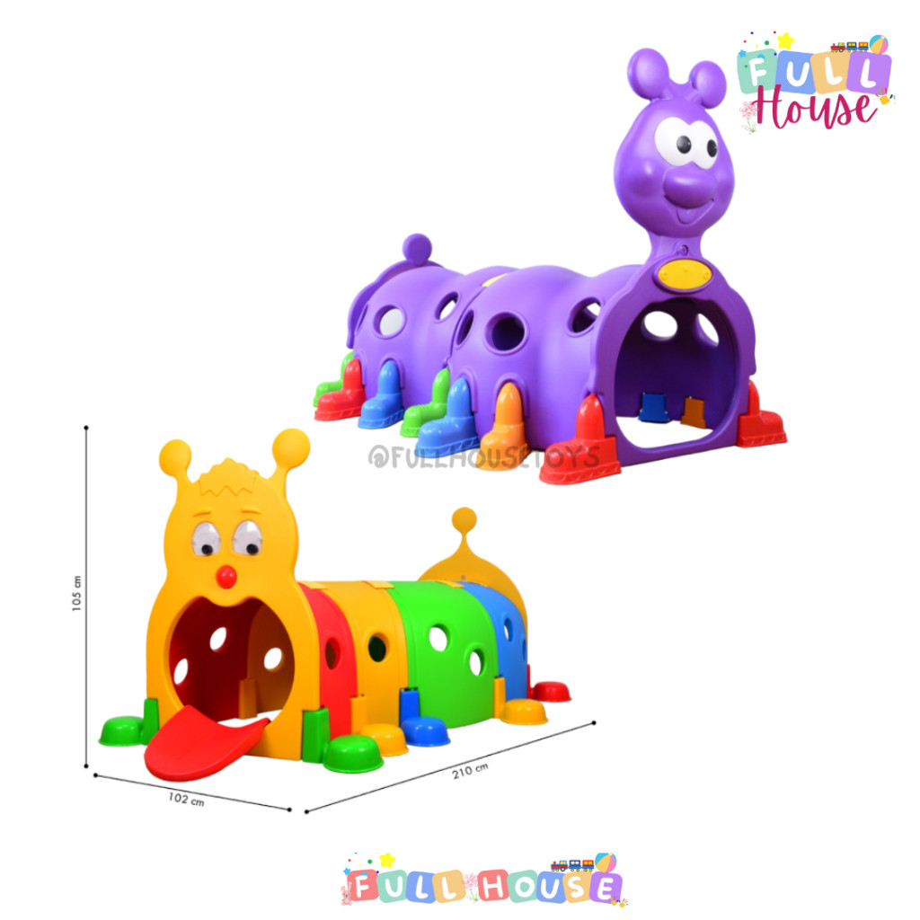 JUNIOR CLUB HOUSE CLIMBER PANJATAN DAN TEROWONGAN / LARVA CLIMB TUNNEL/TUNNEL ANAK/MAINAN PREMIUM