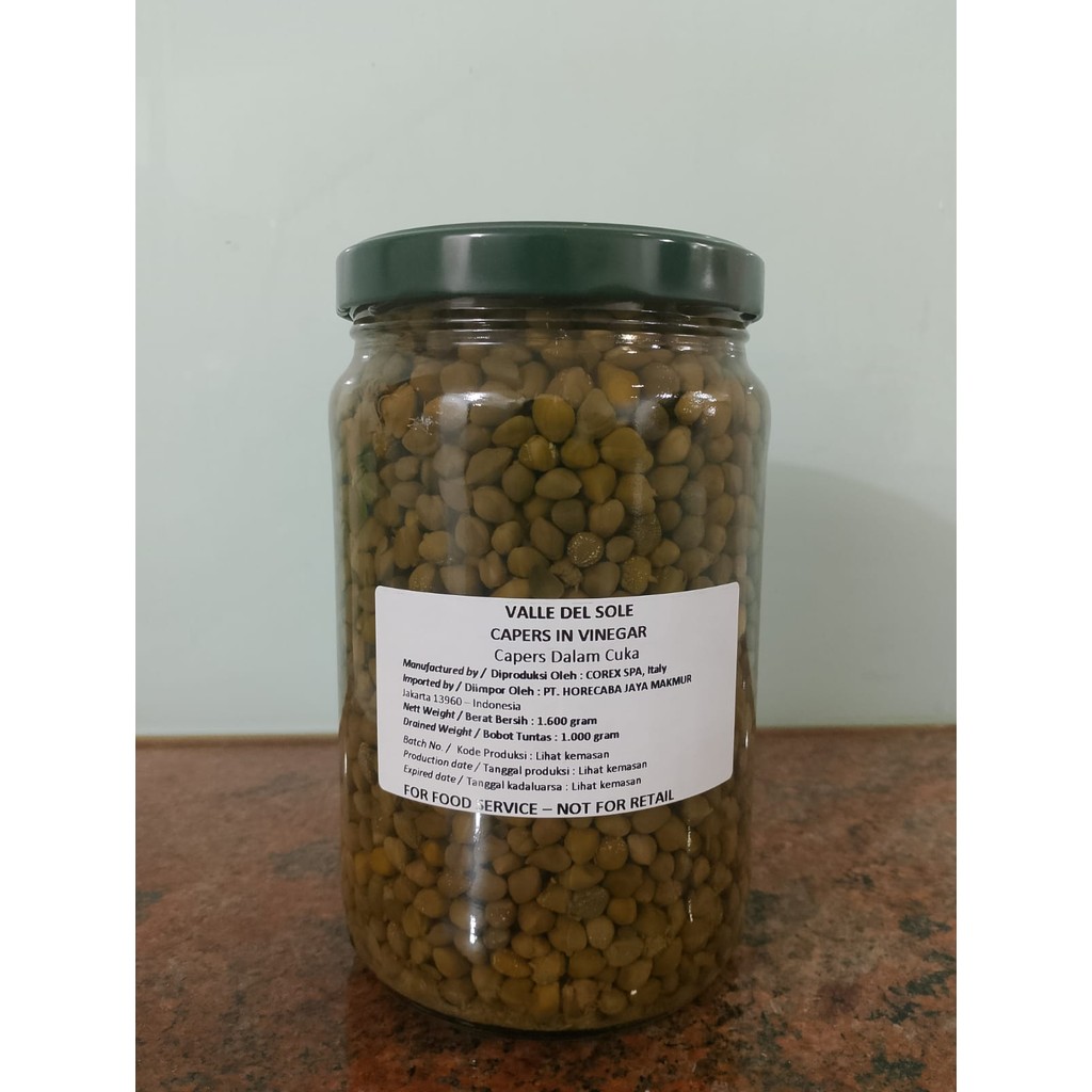 

Capers in vinegar "Valle Del Sole''"1,6 kg