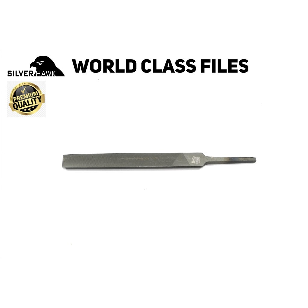 Silver Hawk Kikir Half Round 4" Halus Kikir Setengah Bulat 4 inchi Smooth