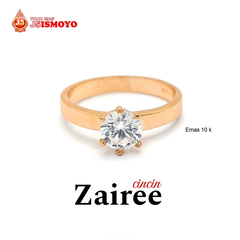 Cincin Emas Mas Asli Model Zairee (Bisa Buat Wedding) J5 Ismoyo