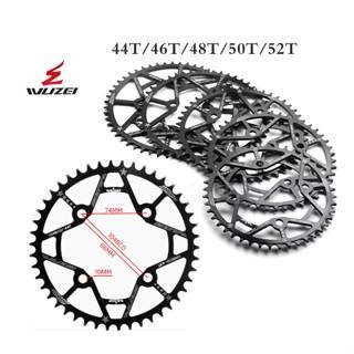 Chainring Wuzei 44T 46T 48T 50T 52T BCD 104 BCD Narrow Wide Bulat Round Untuk Single Crank Chainring