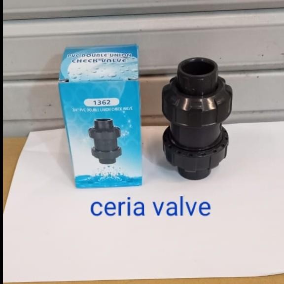 Ball Check Valve PVC 3/4'' Inchi / Double Union Check Valve 3/4''