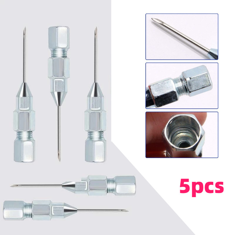 5Pcs Kepala Nepel Pompa Gemuk Kepala Nepel Grease Kepala Grease Gun Aksesori Pistol Grease