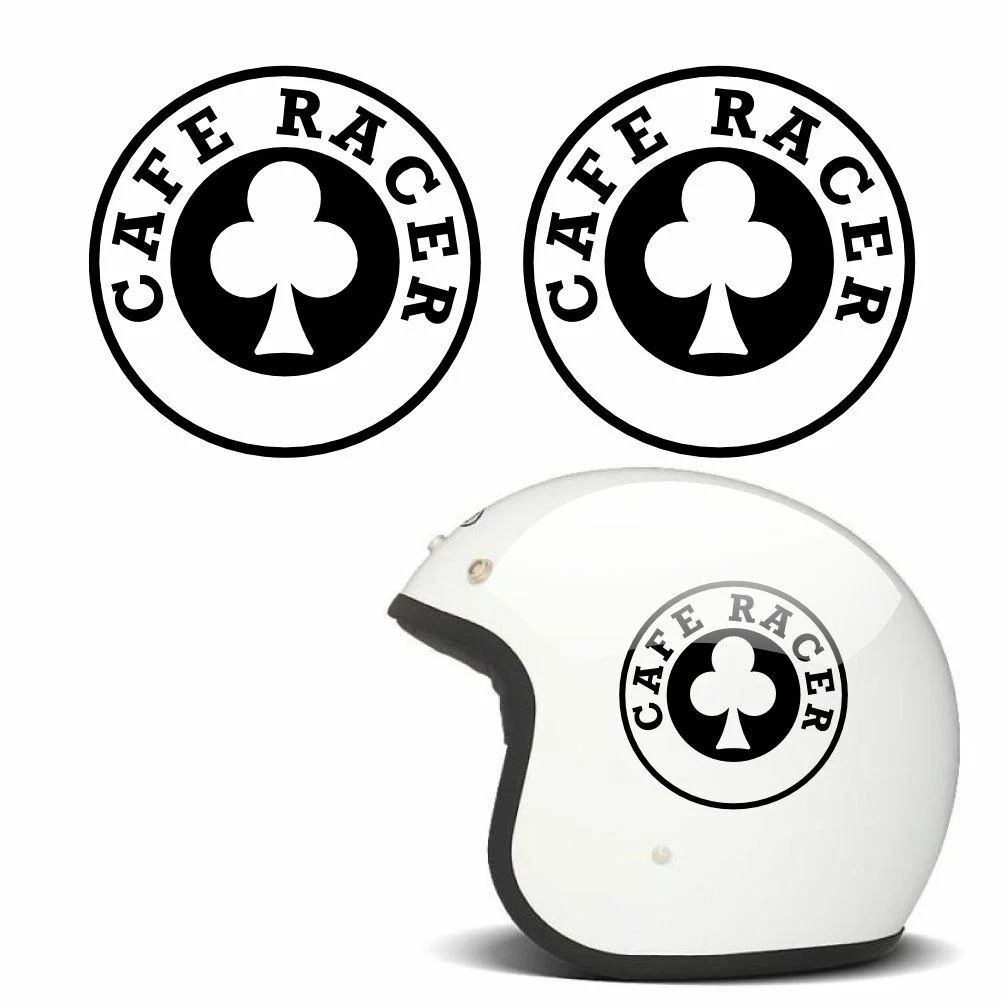 Sticker Helm Motor Keren Custom Logo Caferacer Stiker tangki Motor Fit For Bobber Japstyle Waterproo