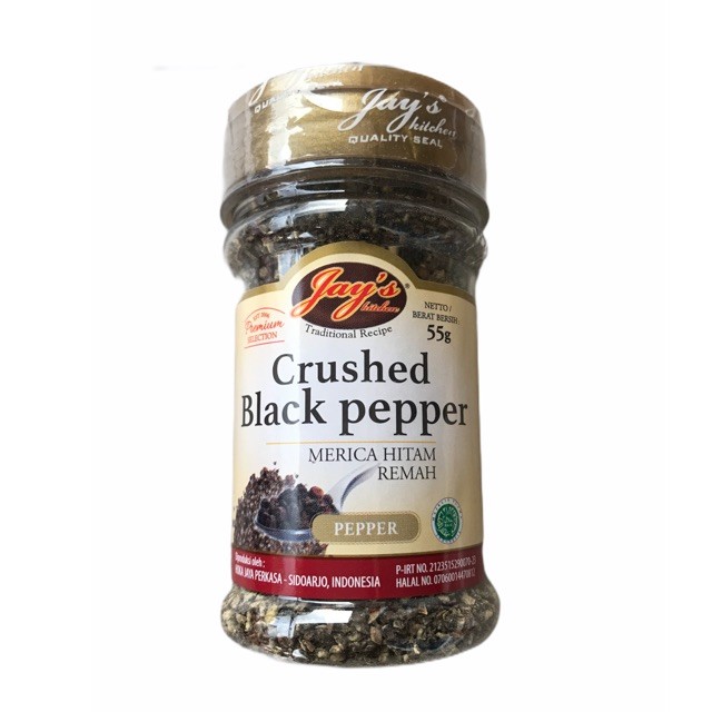 

JAYS CRUSHED BLACK PEPPER 55g / LADA HITAM KASAR