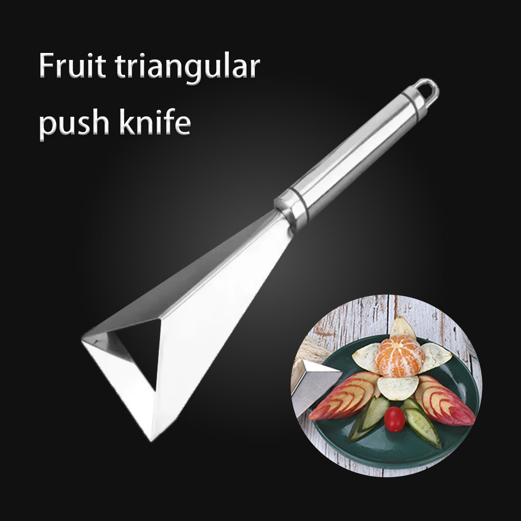 1pc pisau ukir sayur dan buah / Ukiran bunga apel / pisau segitiga / pisau ukir sayur / Pisau ukir