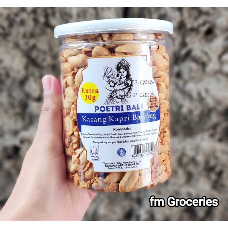 

Kacang Poetri Bali Toples 330gram Komposisi Alami