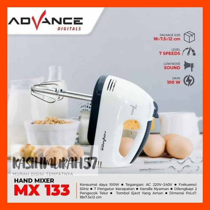 HAND MIXER ADVANCE MX 133 / MIXER ADVANCE MX 133 PENCAMPUR