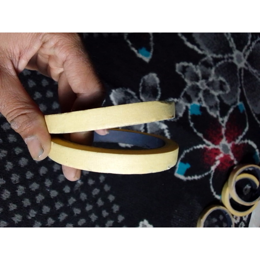 

Lakban Kertas bijian Masking Tape 12mm x 12 Meter Isolasi Kertas termurah