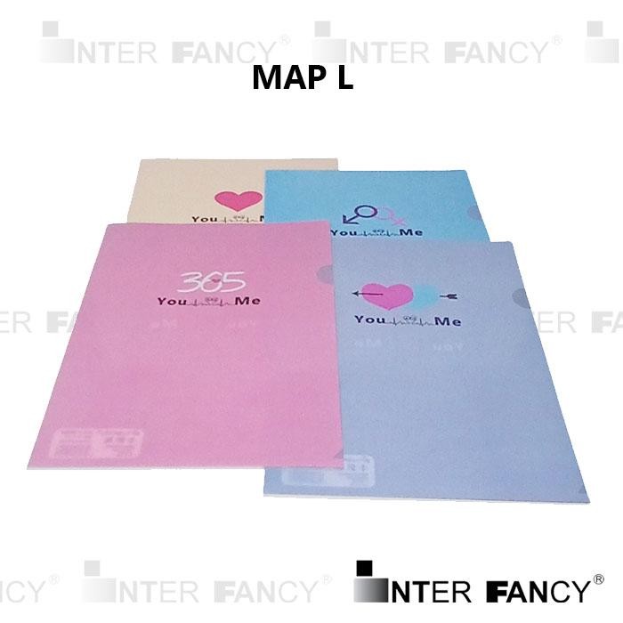 

Map L Map Plastik Map Dokumen model Fancy. tipe CX A133. Map yang simpel untuk menyimpan dokumen, bahan plastik kokoh lentur tidak kaku. Mampu menyimpan lebih dari 50 lembar dokumen. Ukuran A4