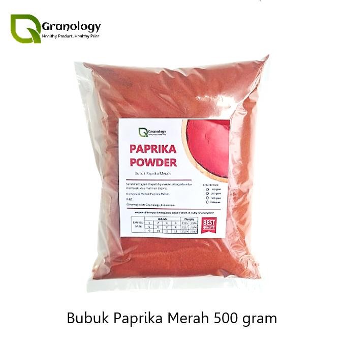 

Paprika Bubuk / Pure Bell Pepper Powder (500 gram) by Granology