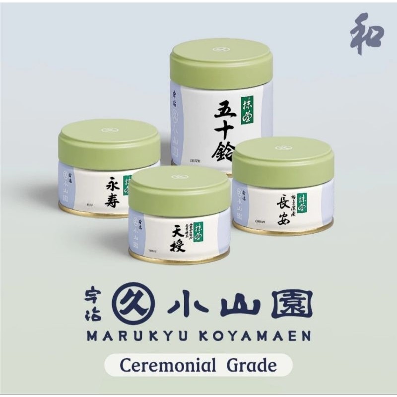 

Ready MARUKYU KOYAMAEN Matcha Powder Ceremonial Grade Japan Bubuk Matcha Jepang