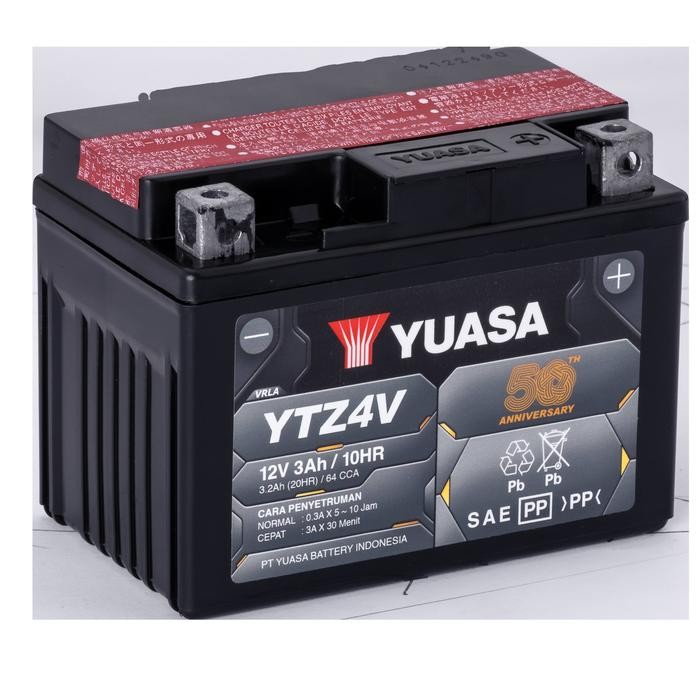Yuasa Aki Motor YTZ4-V MF PENGIRIMAN KURIR YUASA
