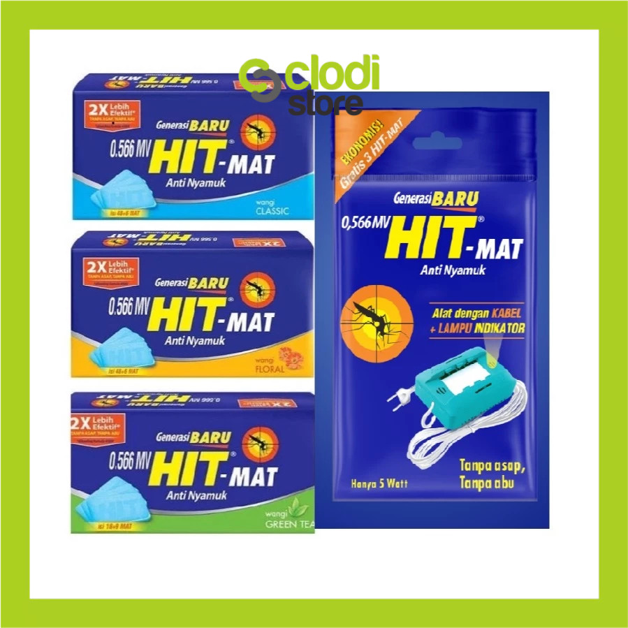 Hit Mat Alat & Refill Anti Nyamuk Listrik Obat Nyamuk Elektrik