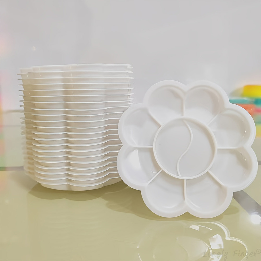 

8 cm Platics Watercolor Palette, Watercolor Tray Paint Palett for Watercolor Gouache Acrylic Oil Painting