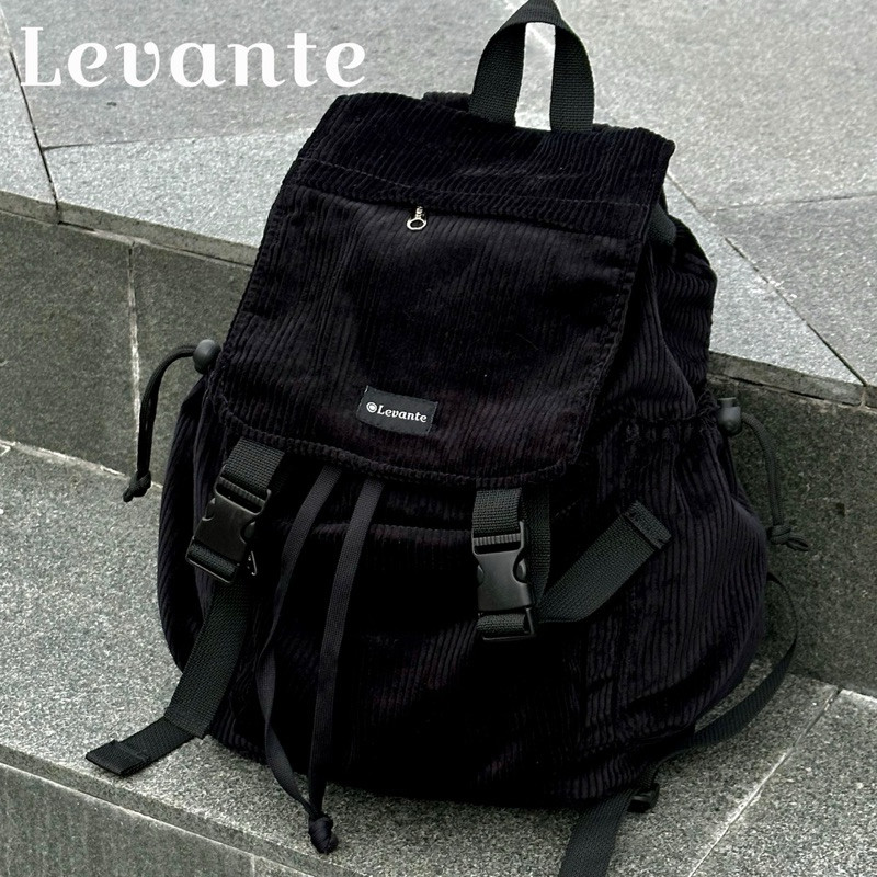 tas ransel corduroy mini backpack corduroy LEVANTECO