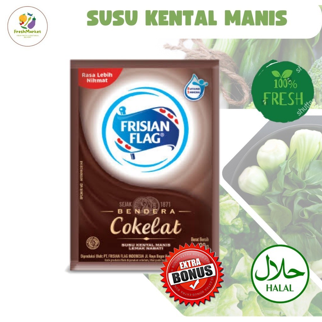 

Susu Kental Manis Coklat Frisian Flag 1 Sachet Sayurinstant