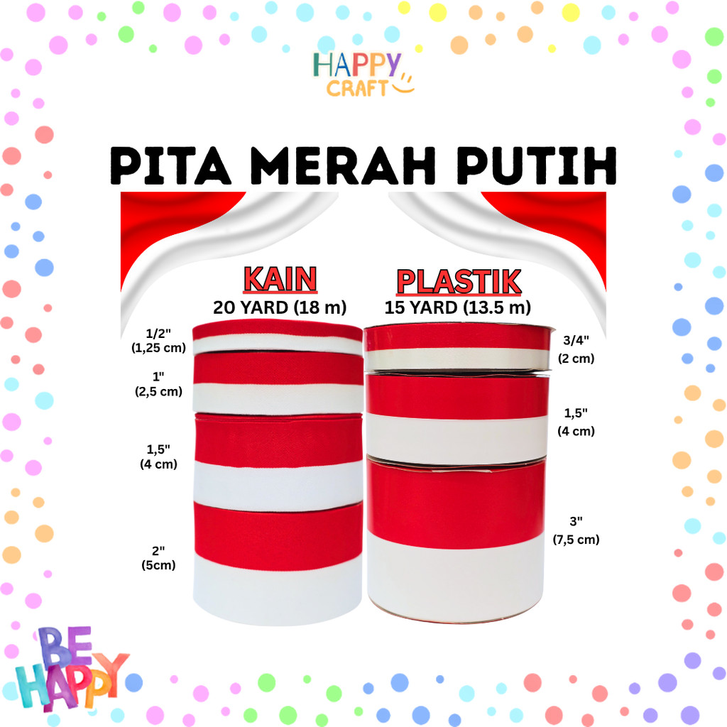 

Pita Merah Putih / Pita Bendera