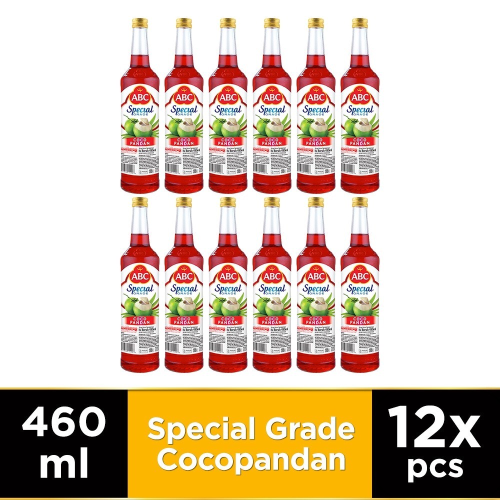 

ABC Sirup Special Grade Cocopandan 460 ml - Multi Pack 12 pcs