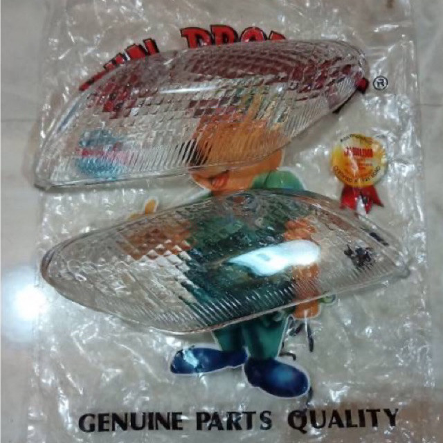 Mika Lampu Sen Depan Putih / Oranye Bening Yamaha F1Z R 2001 2002 2003 2004 2005 WIN | kaca riting s