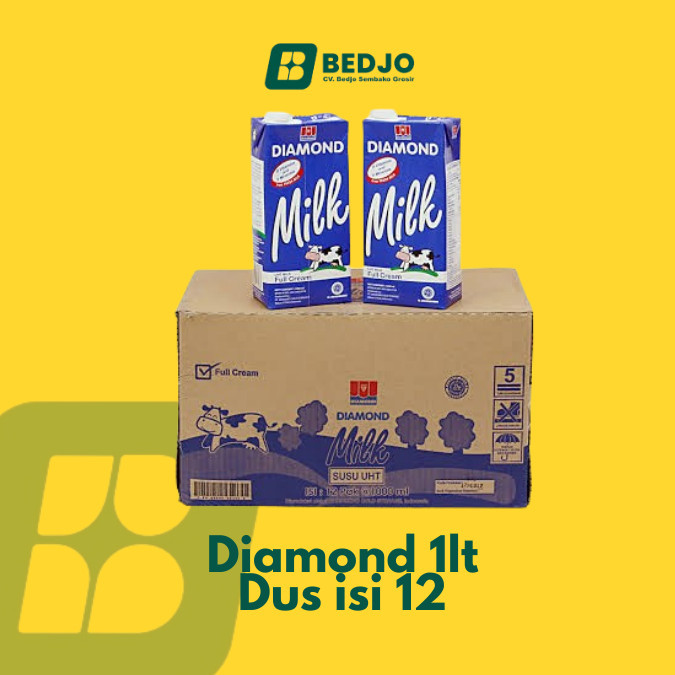 

Diamond UHT Milk Full Cream 1L x 12PCS