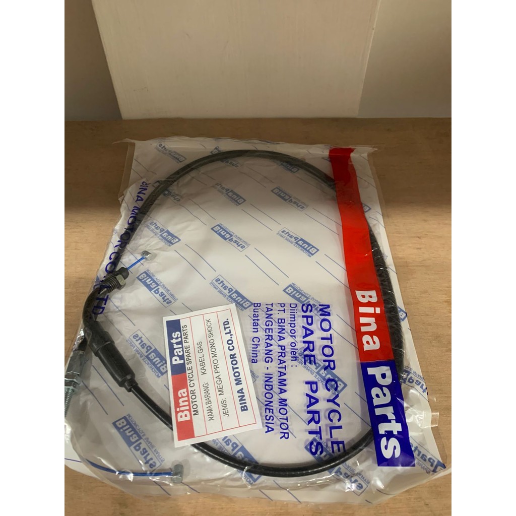 KABEL GAS TALI GAS MEGA PRO MONO BINA PARTS