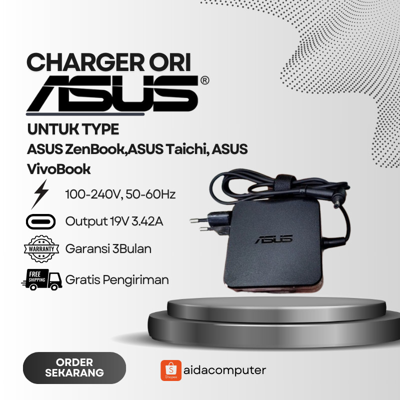 Adaptor Charger Casan Laptop Asus Zenbook VivoBook X441 Series X441S X441N X441U X441NA X441M X441MA