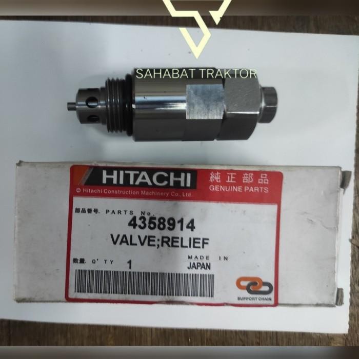 Relief valve assy Hitachi Zaxis 110 Zaxis 200 Zaxis 210 4358914