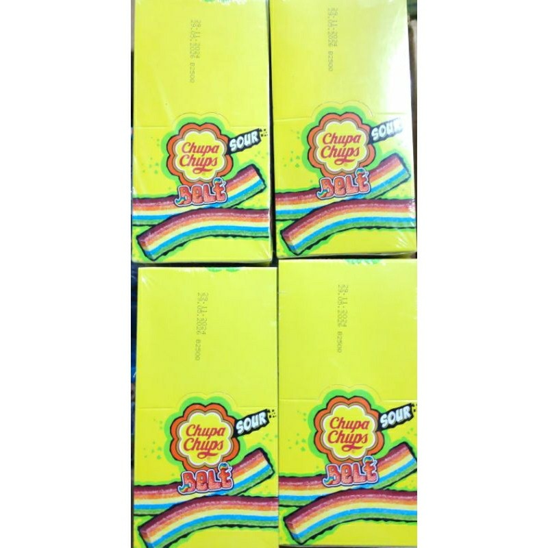 

Chupa Chups Sour Belt ( isi 24 pcs @7gr )