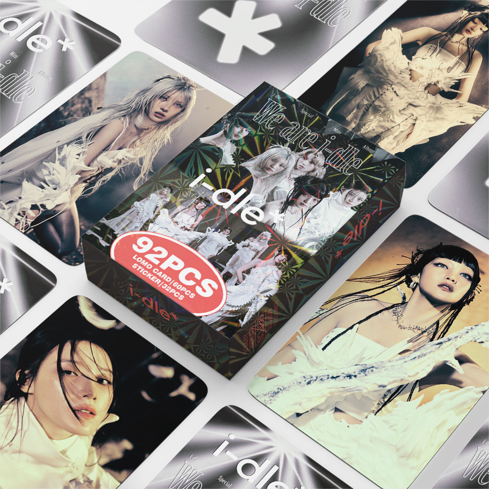 

Current stock of 92 pieces of Song Yuqi's Korean entertainment girl group small cards, MINNIELOMO cards, fan gifts for girls.