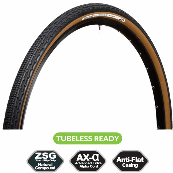 READY Ban Sepeda Panaracer Gravelking SK 700x32 TLC Tubeless Gravel Road