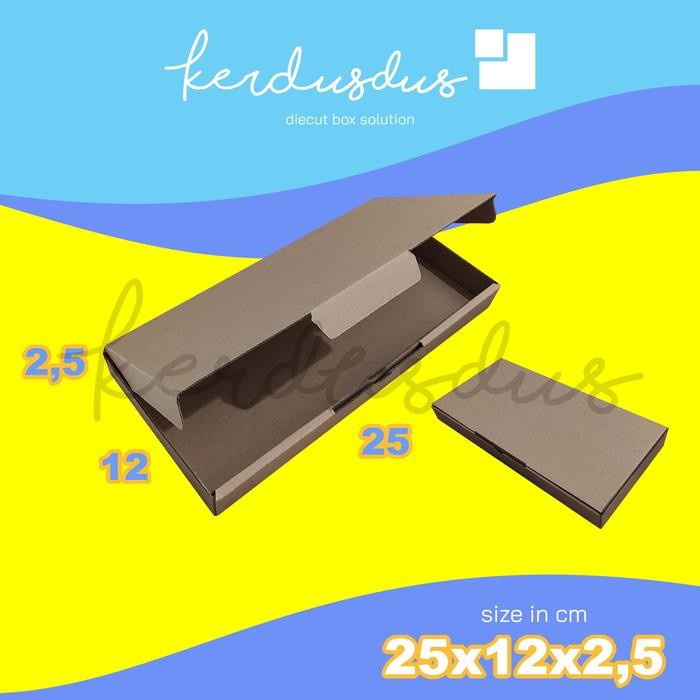 

25x12x2.5 cm kardus carton box diecut pizza kue packing packaging