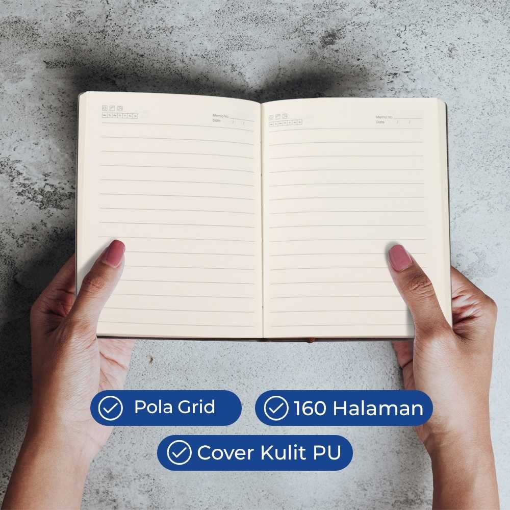 

EZShopping Toddi Buku Catatan Jurnal Notebook Cover PU Leather - DJ64-31