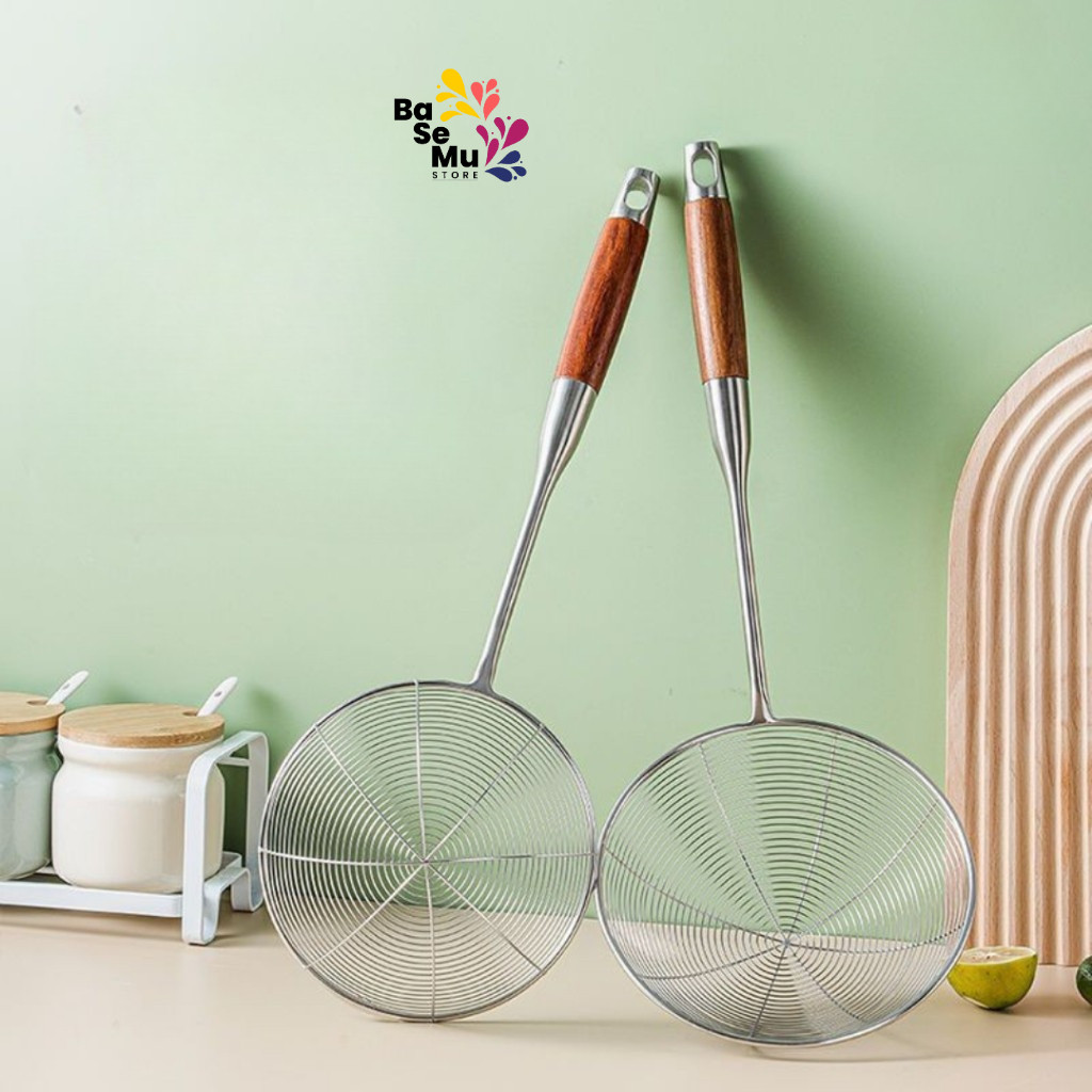 Saringan Romania | Saringan Besar Stainless Steel | Saringan Tirisan Minyak