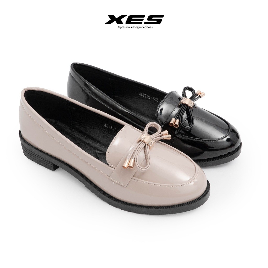 CF45RF XES ALVIDA-745 Sepatu Sepatu Wanita Loafers Korean Style 2.5cm (BIG)