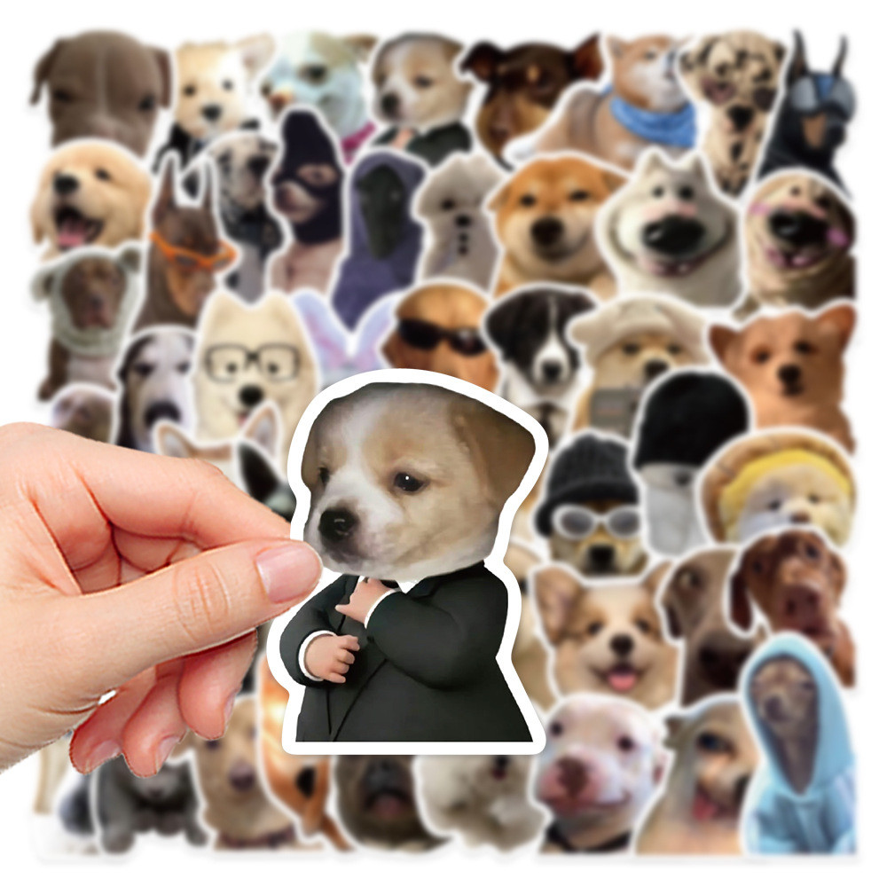 

10/30/50PCS Cute MEME Dog Stickers Funny Decals Classic DIY Toy Waterproof for Suitcase Fridge Skateboard Notebook Guitar Gift