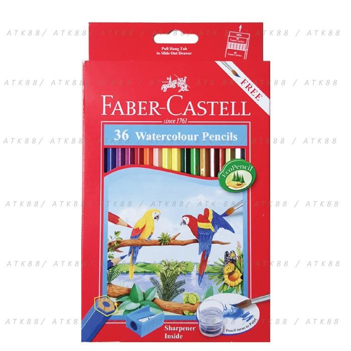 

Pensil Warna Faber-Castell 36 Watercolour Pencils (#114466)