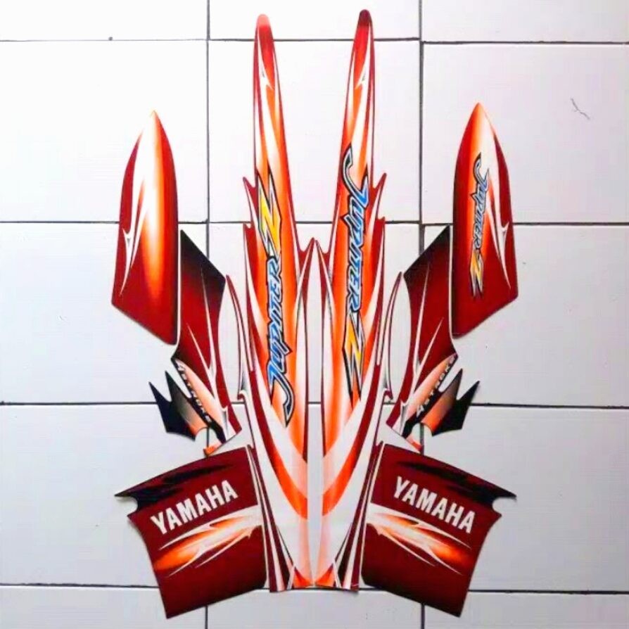 Striping Ori body Yamaha Jupiter Z 2007 stiker bawaan original bodi yamaha jupiter cw jupiter karbu 