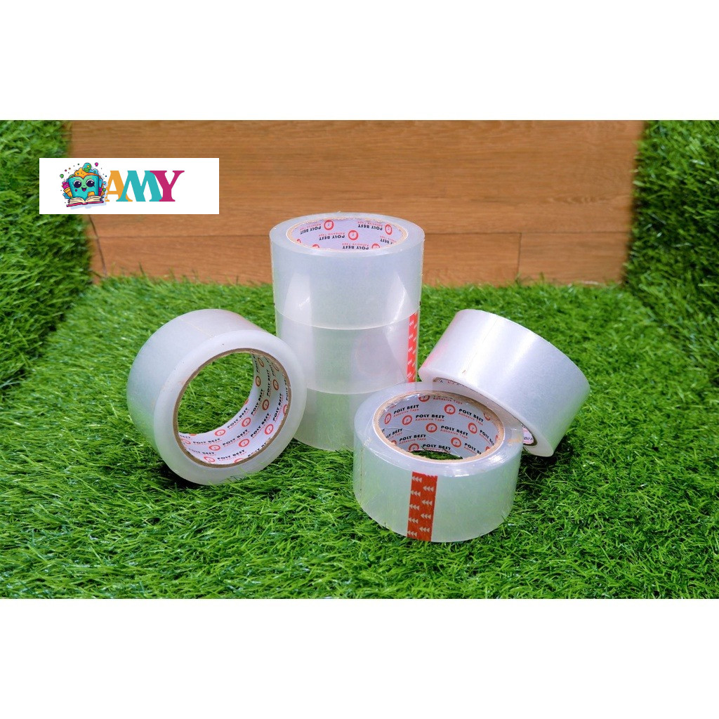 

POLYBEST LAKBAN BENING 2INCH 6ROLL/SLOP AMY STASIONARY