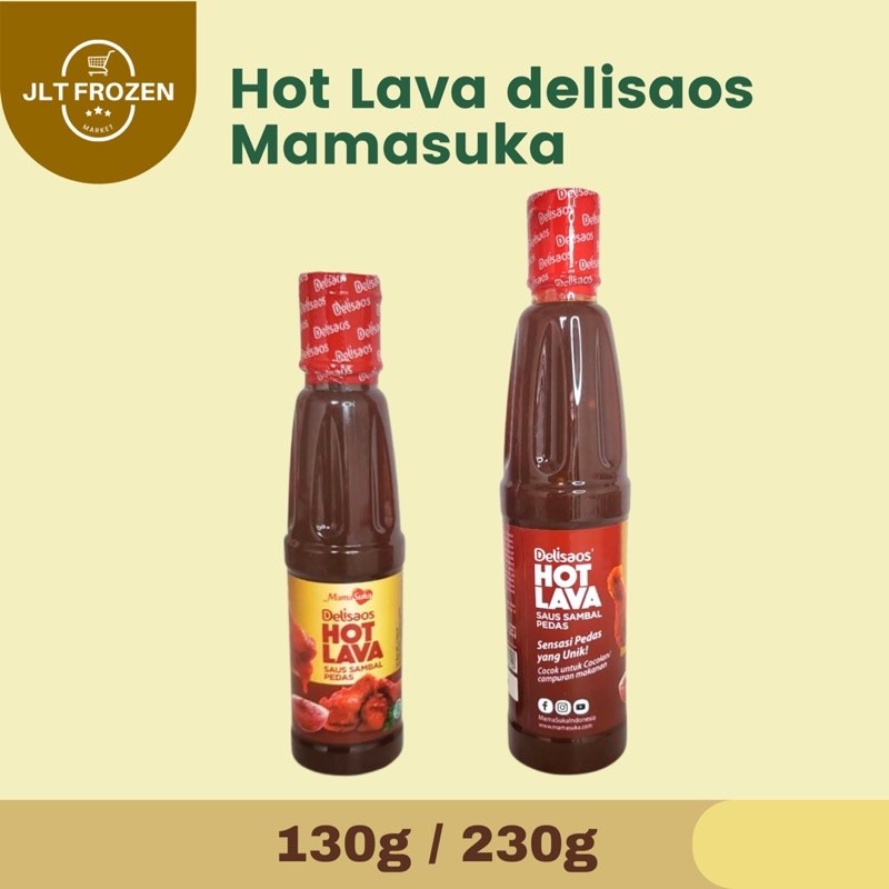 

Saus Sambal Hot Lava Mamasuka Delisaos Botol - 160g / 320g