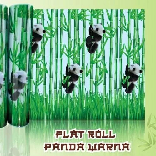 Fiber Pagar Motif Fauna Panda/Fiber pagar Plastik Panda Meteran
