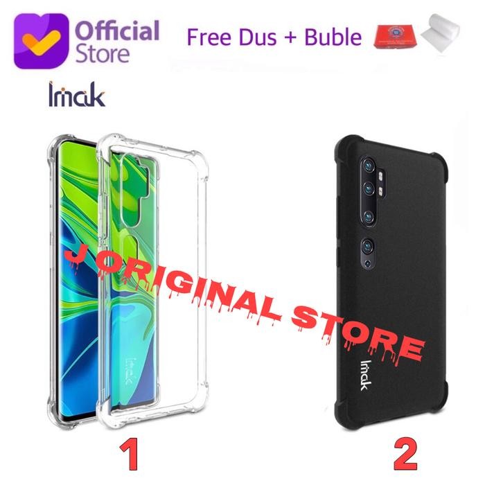 PROMO IMAK Xiaomi Mi Note 10 10 Pro - SoftCase Sandstone / Transparant TPU - Nomor 1