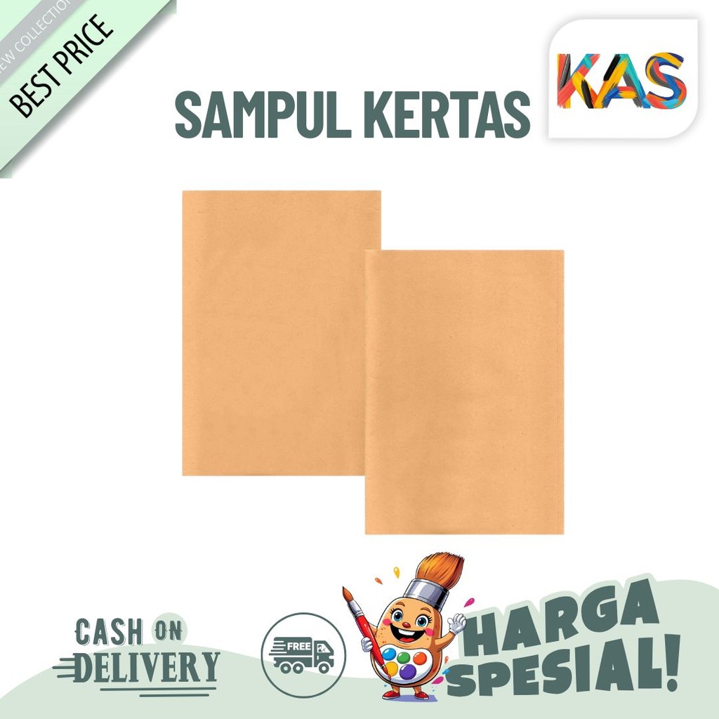 

M&G Sampul Kertas Kraft Polos Ukuran Buku Kwato A5 (18 x 25,5 cm) - Satuan