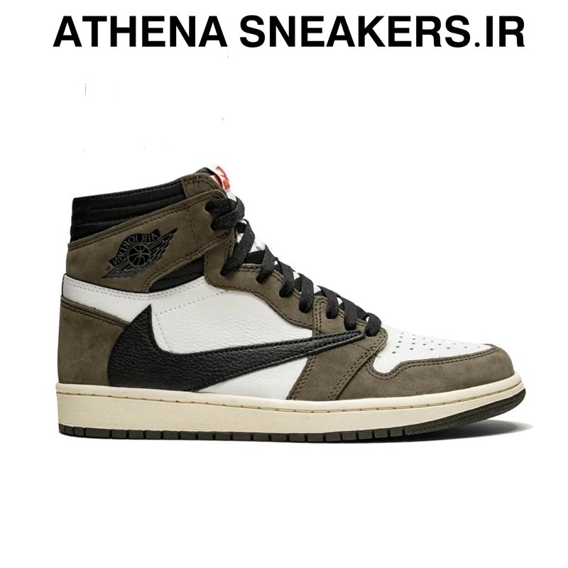 Sepatu Air Jordan AJ 1 Retro High OG X Travis Scott Brown BNIB Original